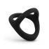 Easytoys Desire Ring - elastne peenise- ja munandirõngas (must) 