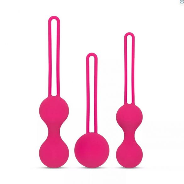 Easytoys LoveBalls - geishakuulide komplekt - 3-osaline (roosa) 