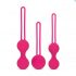 Easytoys LoveBalls - geishakuulide komplekt - 3-osaline (roosa) 