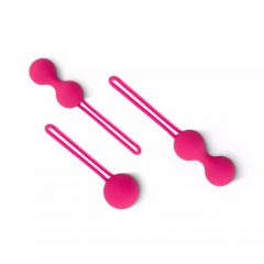   Easytoys LoveBalls - geishakuulide komplekt - 3-osaline (roosa)
