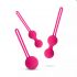 Easytoys LoveBalls - geishakuulide komplekt - 3-osaline (roosa) 