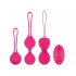 Easytoys LoveBalls - vibreerivad geishapallide komplekt - 3-osaline (roosa) 