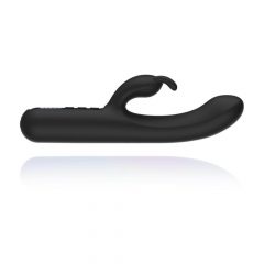   BLAQ - digitaalse disainiga jänkukõrvadega kliitori stimulaator (must)