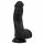 Easytoys - elutru munanditega dildo - 12 cm (must)