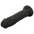 Easytoys - elutru dildo - 17,5 cm (must)