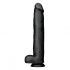 BUTTR Operation Dingo - hiiglaslik elutru dildo - 43 cm (must)