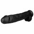 BUTTR Operation Dingo - hiiglaslik elutru dildo - 43 cm (must)