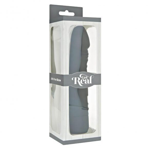 Classic Get Real - elutru, silikoonist vibrator (must) 