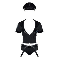 Obsessive Politsei - politseiniku kostüümikomplekt (S/M)