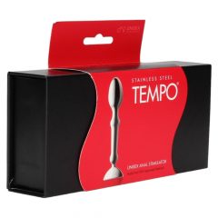 Aneros Tempo – terasest terasest anaal dildo (hõbedane)
