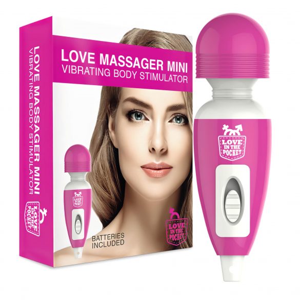 Love Wand - mini masseeriv vibraator (roosa) 