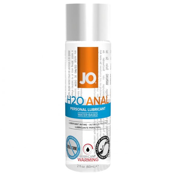 JO H2O Anal Warming - soojendav veepõhine anaallibesti (60 ml)