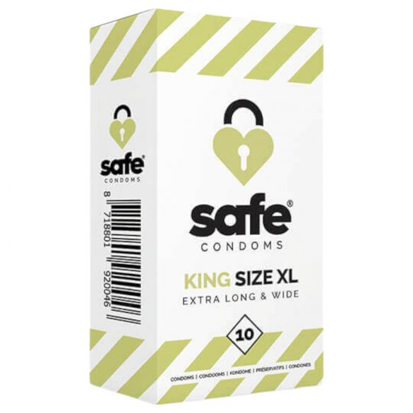 SAFE King Size XL - ülisuur kondoom (10 tk)