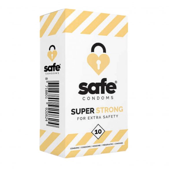 SAFE Super Strong - eriti tugev kondoom (10tk) 