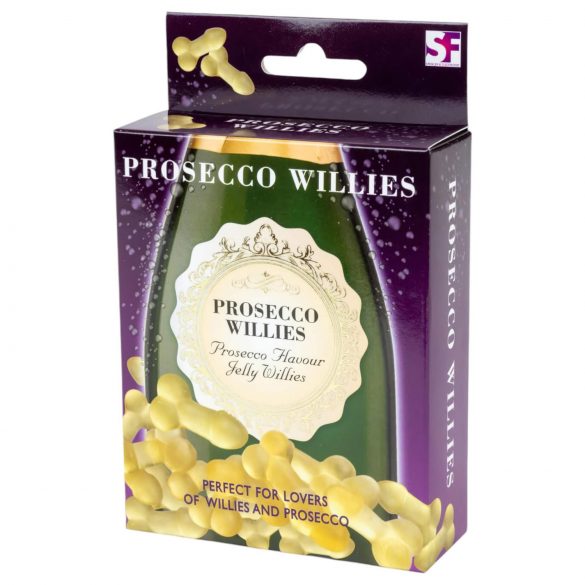 Prosecco Willies - vahuveini maitseline, peenise kujuga kummikommid (120g)