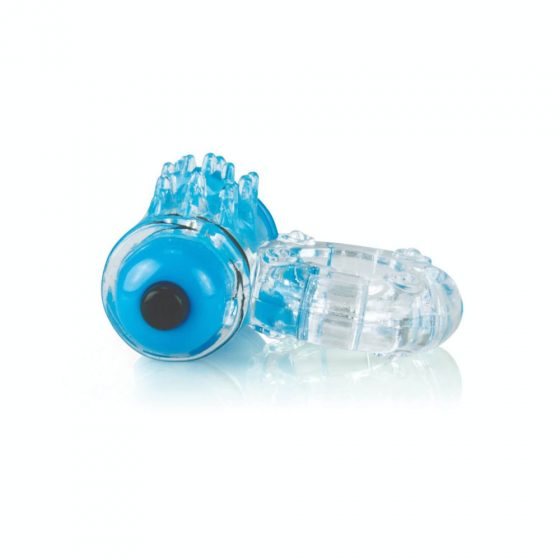 Screaming Color Pop - vibreeriv peeniserõngas (läbipaistev-sinine)