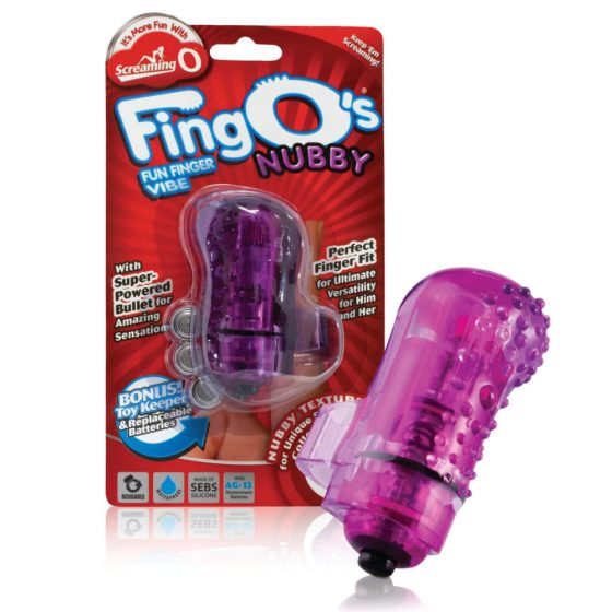 Screaming O Fingo's Nubby - sõrmega vibratsioon (lilla)