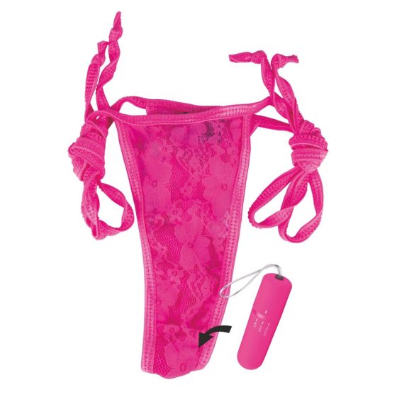 MySecret Kiservitud Rihmad - raadios vibraator aluspüksid - roosa (S-L)