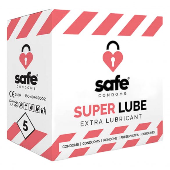 SAFE Super Lube - ekstra libesti kondoom (5tk) 