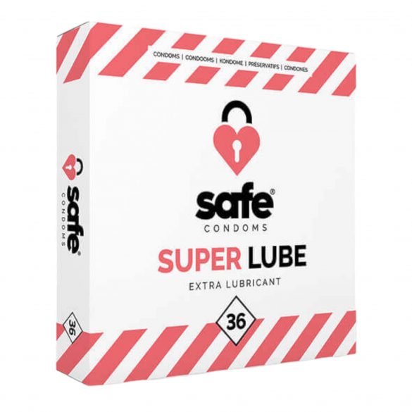 SAFE Super Lube - lisamäärdega kondoom (36tk) 