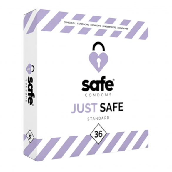 SAFE Just Safe - standard vanillimait kondoomi (36 tk) 