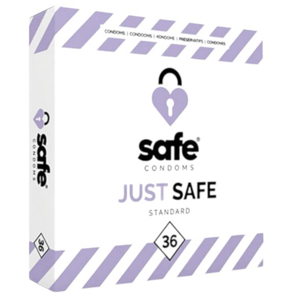 SAFE Just Safe - standard, vanilje kondoomid (36 tk)