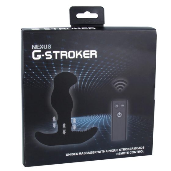 Nexus G-stroker - puldiga juhitav eesnäärme vibraator (must)