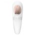 Satisfyer Pro 4 Couples - akuga õhulaine paarivibraator (valge)