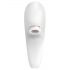 Satisfyer Pro 4 Couples - akuga õhulaine paarivibraator (valge)