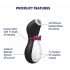 Satisfyer Penguin - akuga veekindel kliitori stimulaator (must-valge)