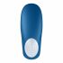 Satisfyer Double Whale - kahe mootoriga paarivibraator (sinine) 