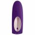 Satisfyer Double Plus Remote - juhtmeta, akutoitega paaridevibraator (lilla) 