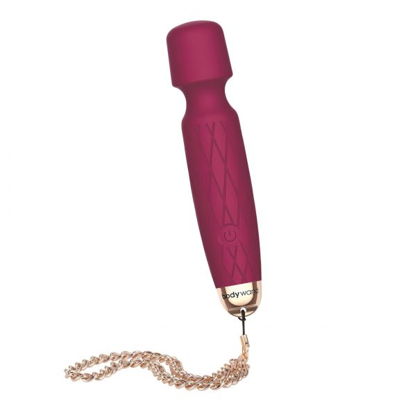 Bodywand Luxe - akutoitega mini kehamasseerija vibraator (tumeroosa)