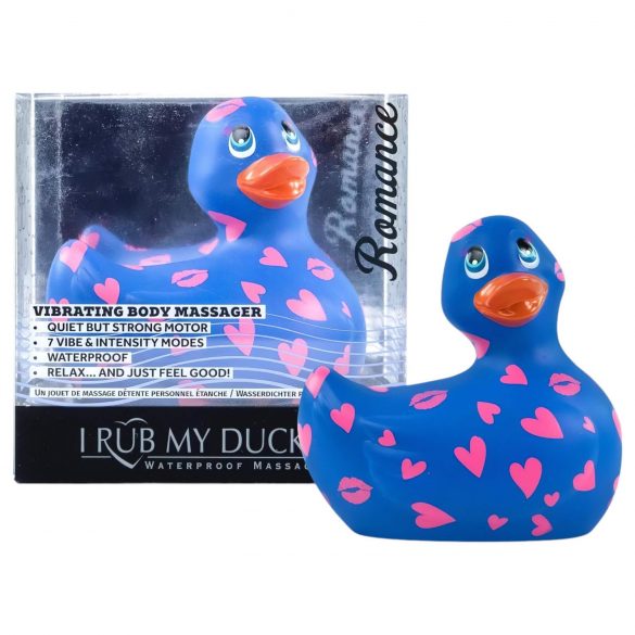 My Duckie Romance 2.0 - veekindel kliitorivibraator (sinine-roosa)