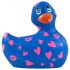 My Duckie Romance 2.0 - veekindel kliitorivibraator (sinine-roosa)