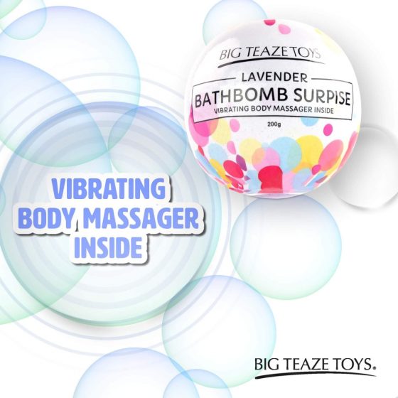 Big Teaze Toys - Mini vibraator vannipommis (lavendel)