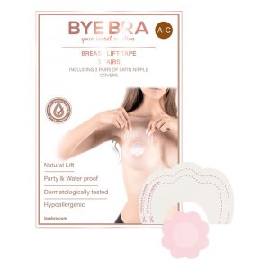 Bye Bra nähtamatu rinnahoidjatõste - roosa (3 paari)