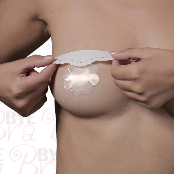 Bye Bra nähtamatu rinnahoidjatõste - roosa (3 paari)