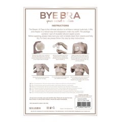  Bye Bra A-C - nähtamatu rindade tõsteplaaster - nude (4 paar)