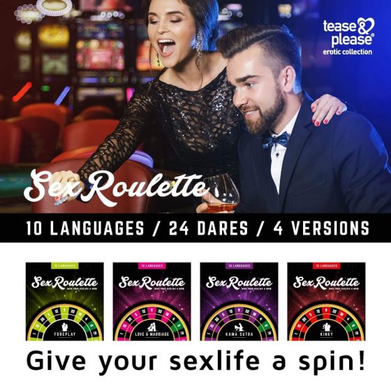 Sex Rulett - erootiline seltskonnamäng (10 keelt)
