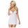 Obsessive 810-BAB-2 - pitsiline babydoll stringidega (valge) 