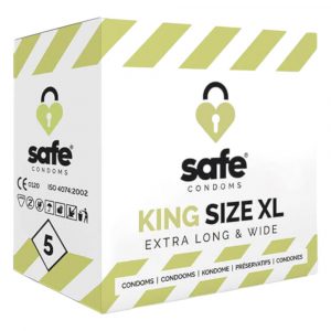 SAFE King Size XL - eriti suured kondoomid (5tk)