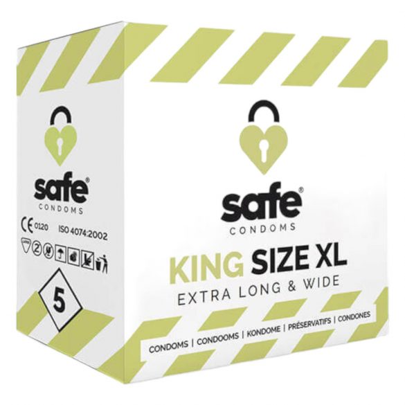 SAFE King Size XL - eriti suured kondoomid (5tk) 