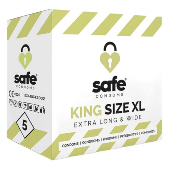 SAFE King Size XL - eriti suured kondoomid (5tk) 