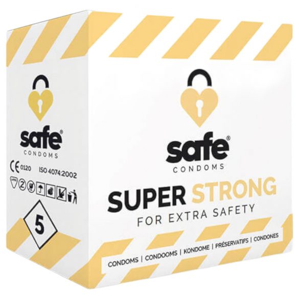 SAFE Super Strong - eriti tugev kondoom (5 tk)