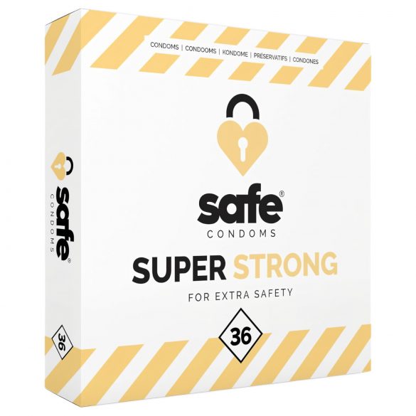 SAFE Super Strong - eriti tugev kondoom (36 tk)