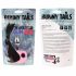 FEELZTOYS Bunny Tails - metallist anaaldildo jänkusaba (hõbe-roosa) 