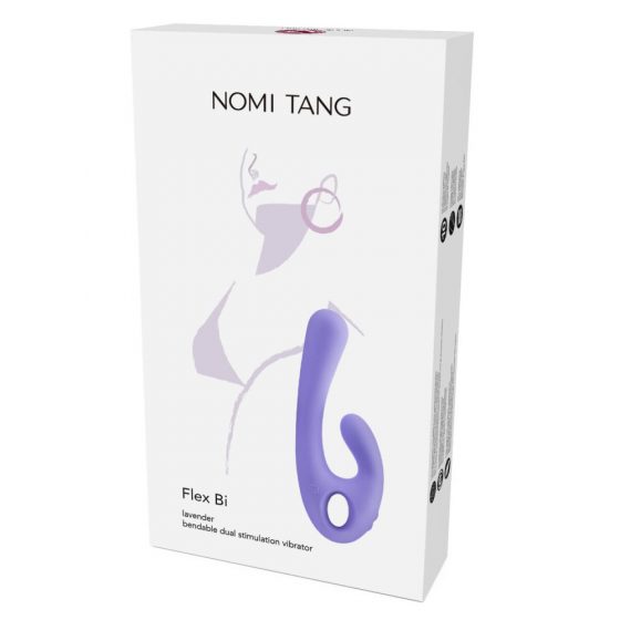 Nomi Tang Flex Bi akuga kliitorivarrega vibraator (lilla)