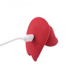   Magic Motion Umi - nutikas, laetav shelmiskiinnituv vibraator (punane)
