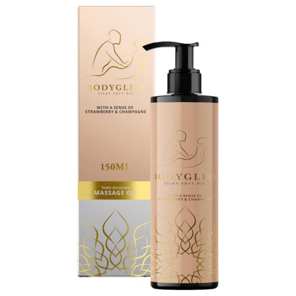 Bodygliss - massaažiõli ja libesti - maasikas (150 ml)